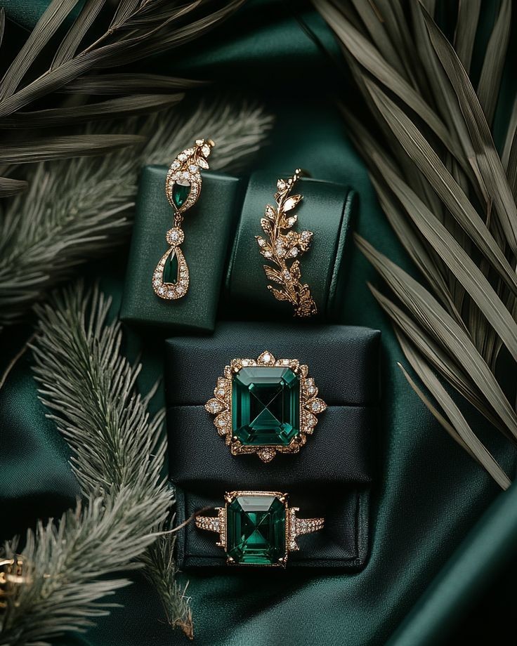 Luxury jewelry photo showcasing necklace and ring for fashion and modeling course 01