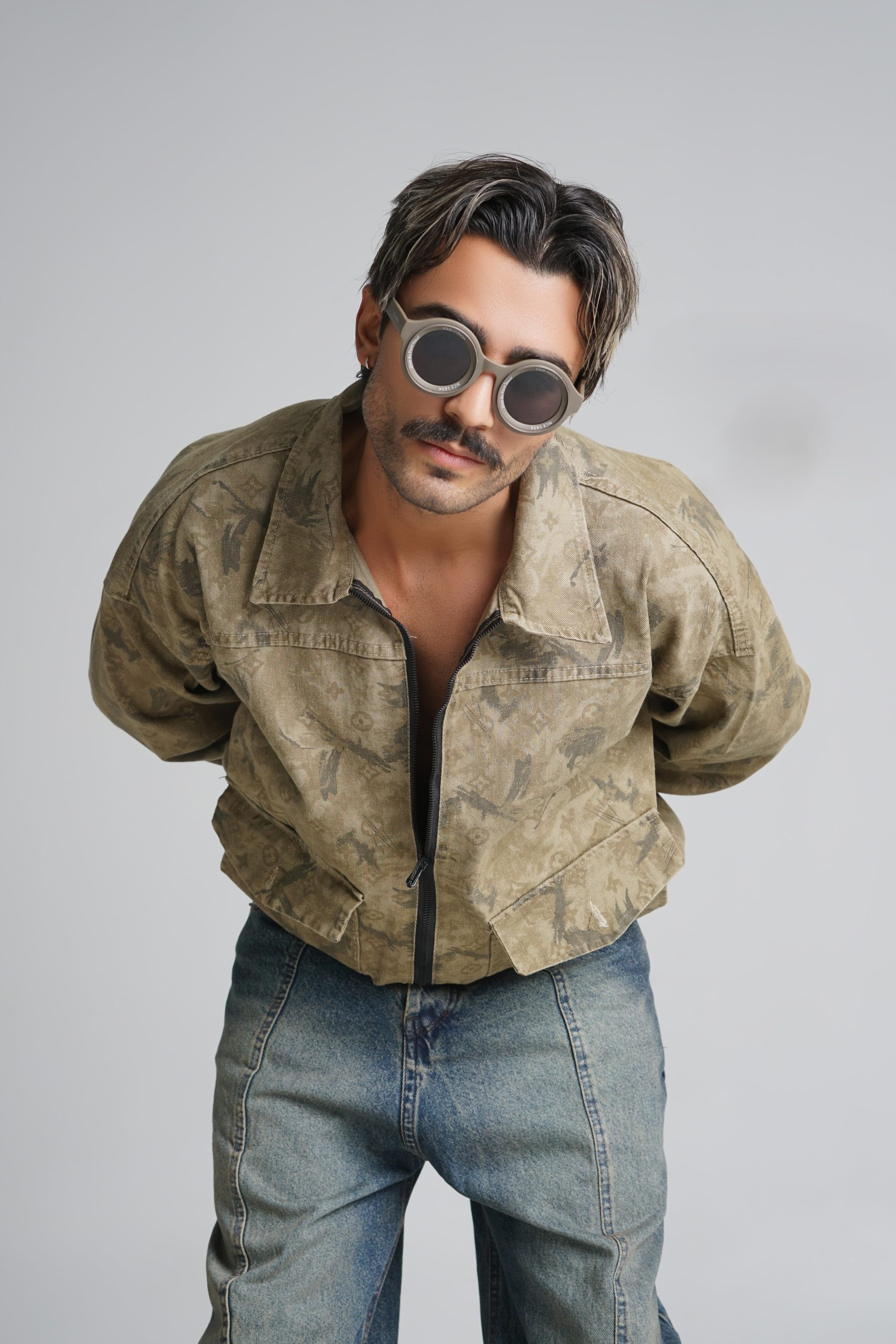 Modeling training portrait of professional model number 103