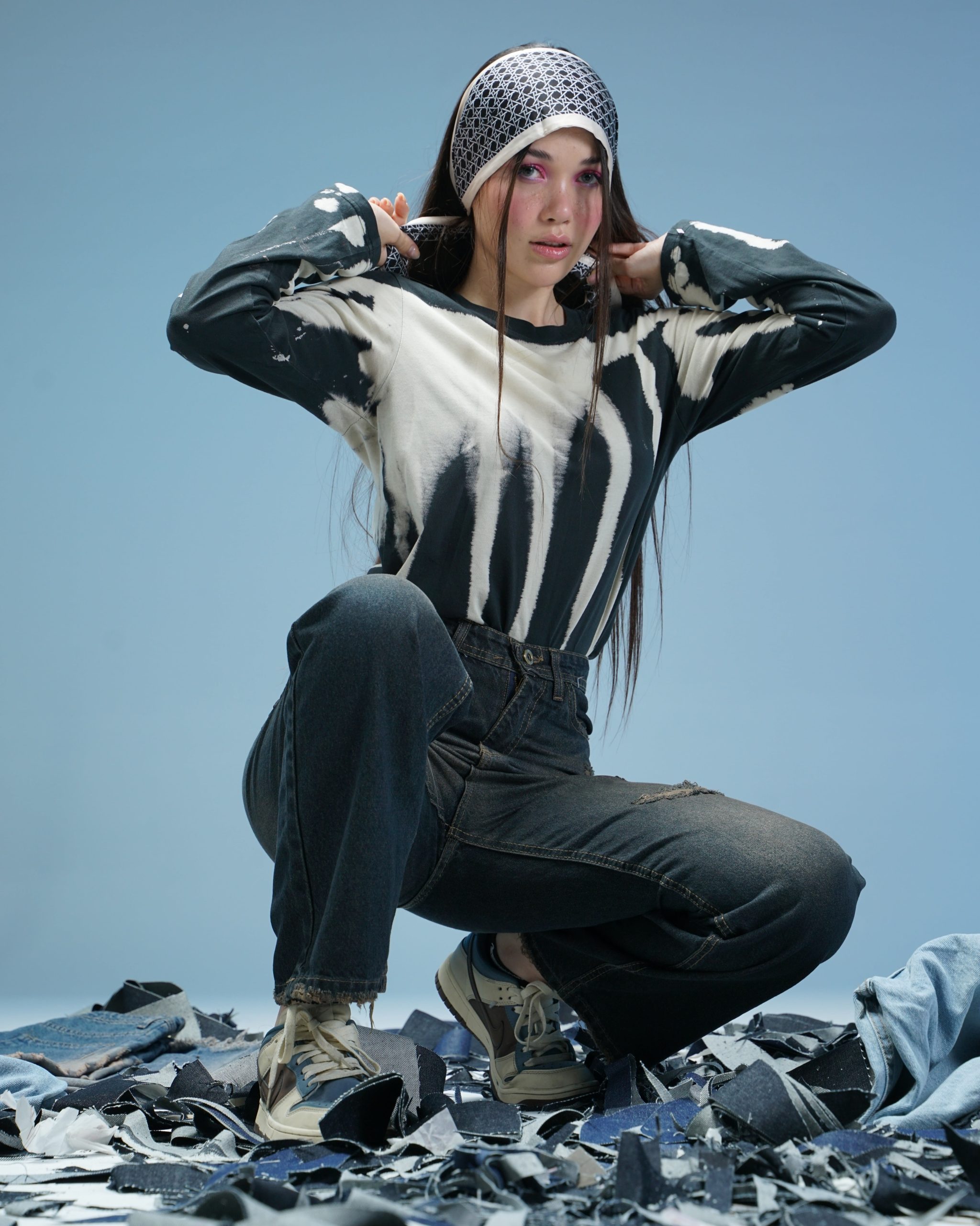 Modeling training portrait of professional model number 110